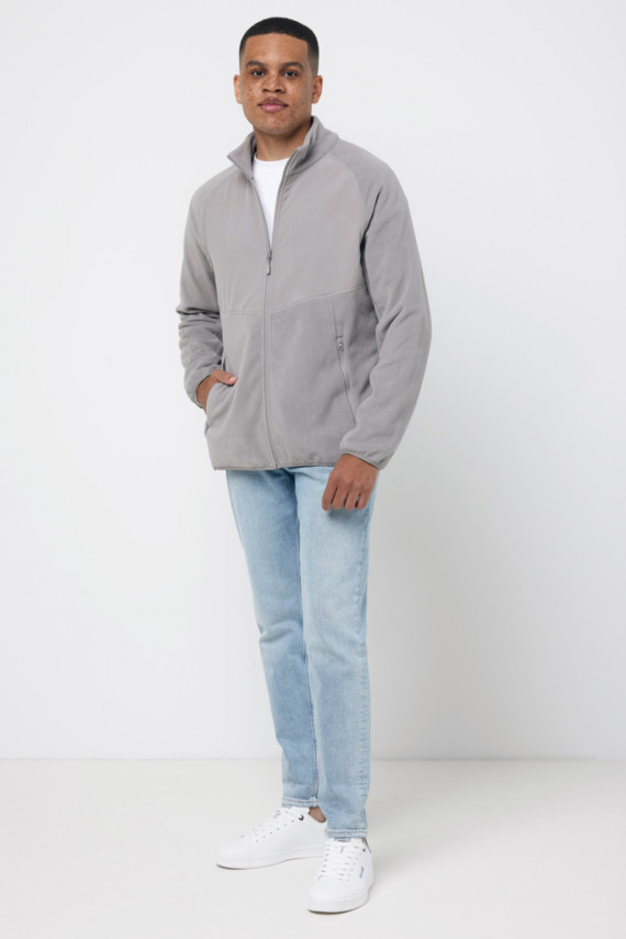 Micro fleece bunda na zip IQONIQ Talung z rec. polyesteru