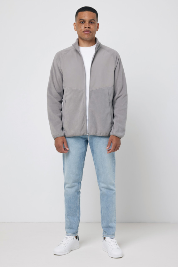 Micro fleece bunda na zip IQONIQ Talung z rec. polyesteru
