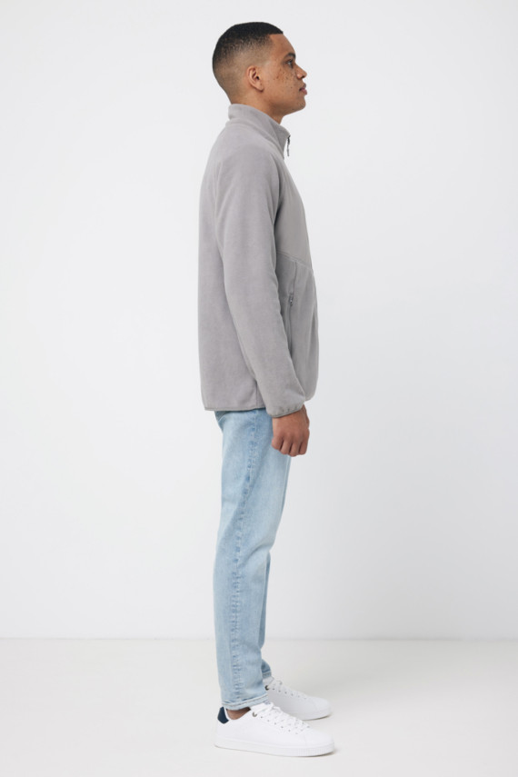 Micro fleece bunda na zip IQONIQ Talung z rec. polyesteru