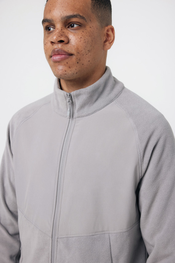Micro fleece bunda na zip IQONIQ Talung z rec. polyesteru