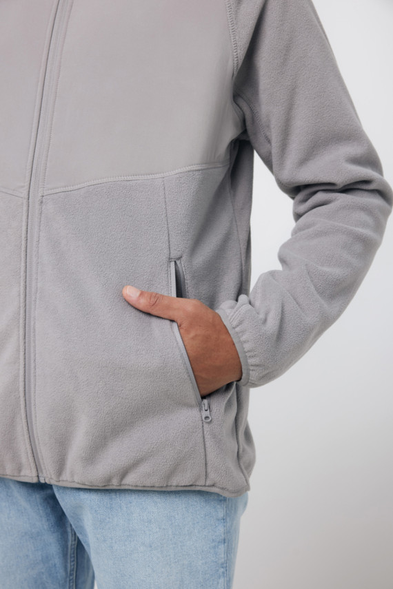 Micro fleece bunda na zip IQONIQ Talung z rec. polyesteru