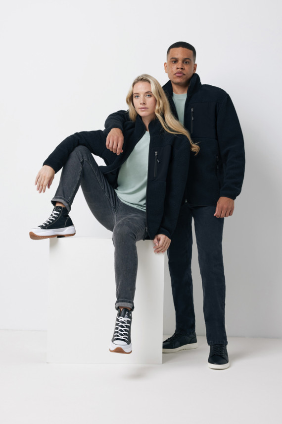 Pile fleece bunda IQONIQ Diran z recykl. polyesteru