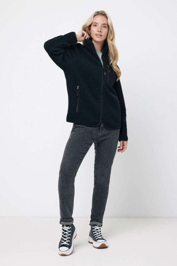 Pile fleece bunda IQONIQ Diran z recykl. polyesteru