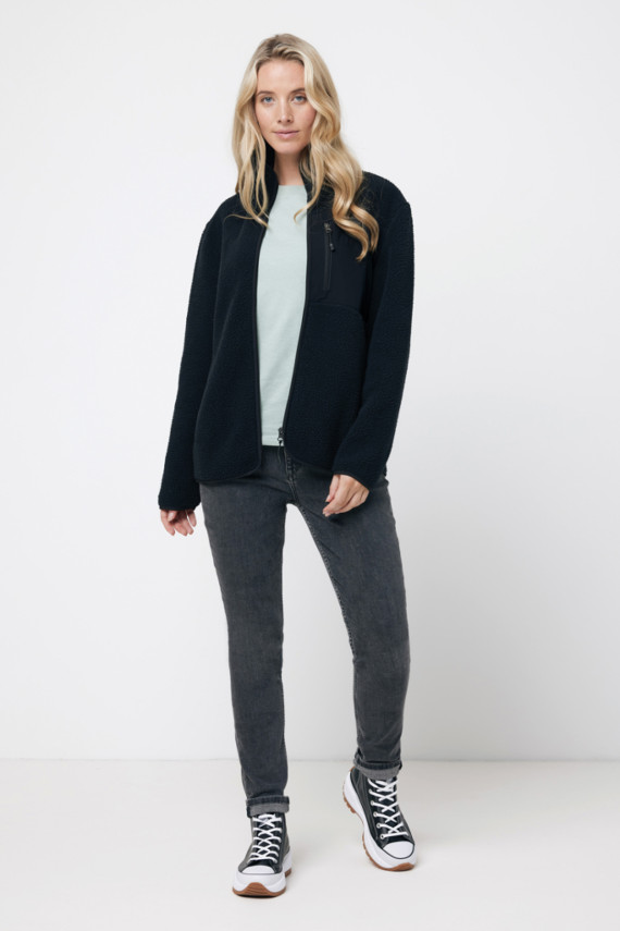 Pile fleece bunda IQONIQ Diran z recykl. polyesteru