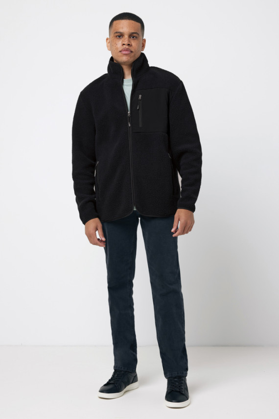 Pile fleece bunda IQONIQ Diran z recykl. polyesteru