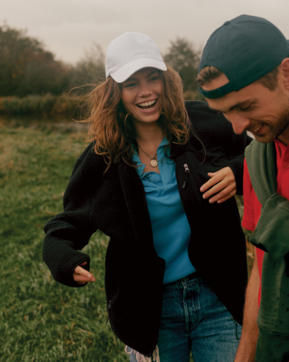 Pile fleece bunda IQONIQ Diran z recykl. polyesteru