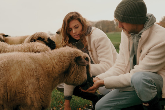 Pile fleece bunda IQONIQ Diran z recykl. polyesteru