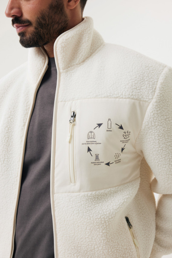 Pile fleece bunda IQONIQ Diran z recykl. polyesteru