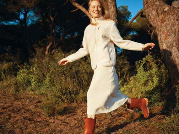 Pile fleece bunda IQONIQ Diran z recykl. polyesteru