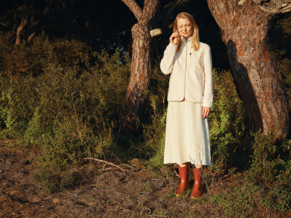 Pile fleece bunda IQONIQ Diran z recykl. polyesteru