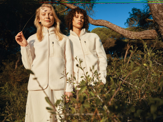 Pile fleece bunda IQONIQ Diran z recykl. polyesteru