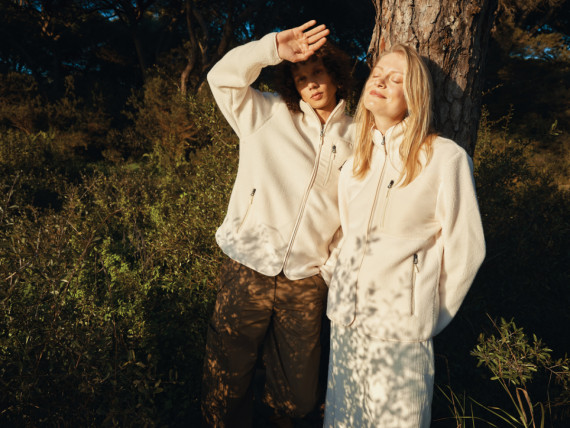 Pile fleece bunda IQONIQ Diran z recykl. polyesteru