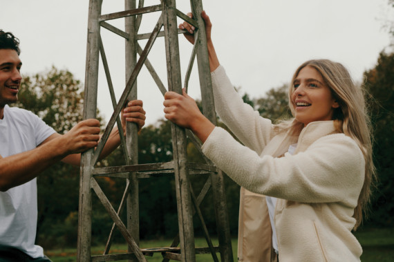 Pile fleece bunda IQONIQ Diran z recykl. polyesteru