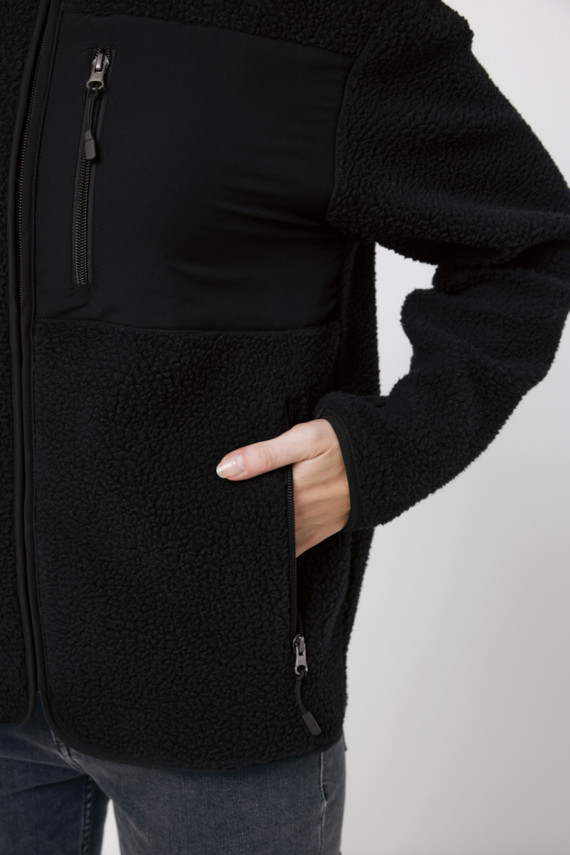 Pile fleece bunda IQONIQ Diran z recykl. polyesteru