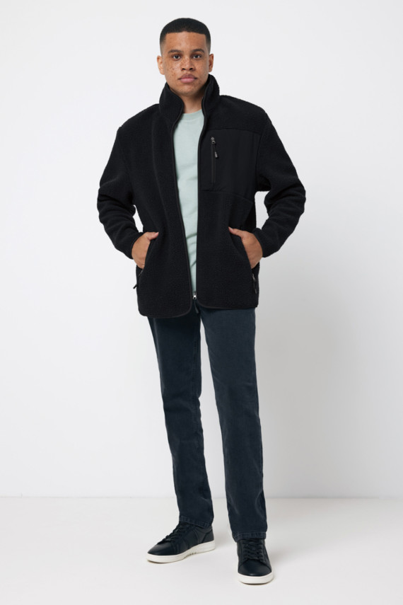 Pile fleece bunda IQONIQ Diran z recykl. polyesteru