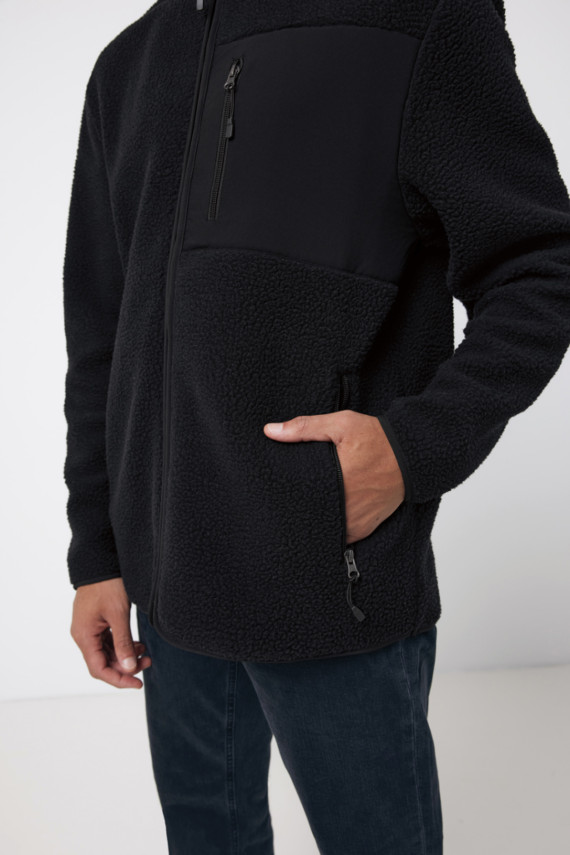 Pile fleece bunda IQONIQ Diran z recykl. polyesteru