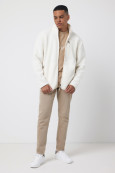 Pile fleece bunda IQONIQ Diran z recykl. polyesteru