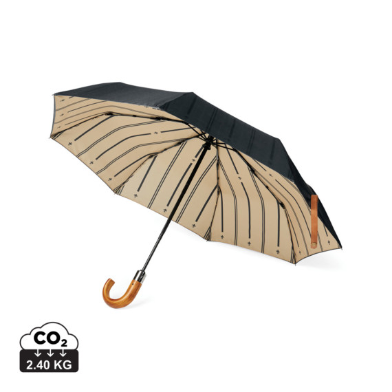 21" skládací deštník VINGA Bosler z RPET AWARE™