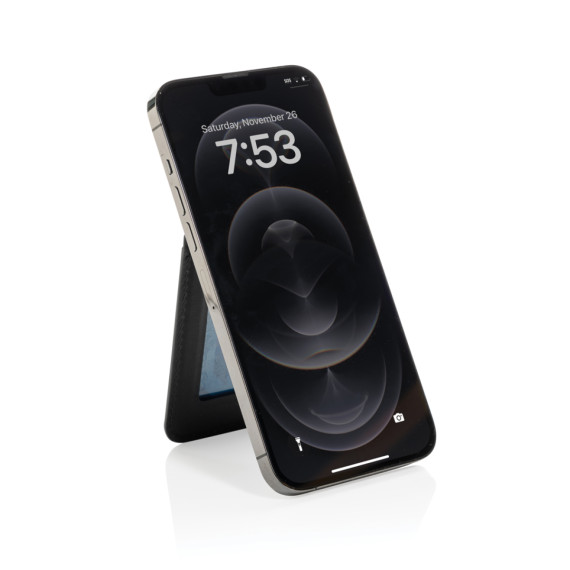 Magnetická peněženka na telefon Magstand RCS z recykl. PU
