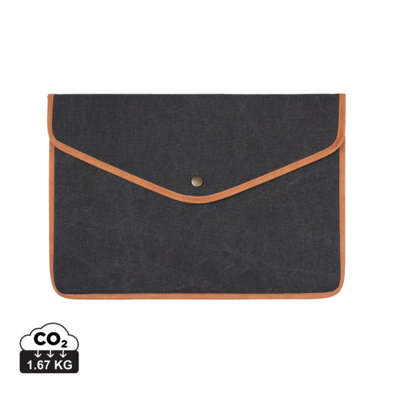 VINGA Pochette ordinateur 14" en toile recyclée GRS Bosler