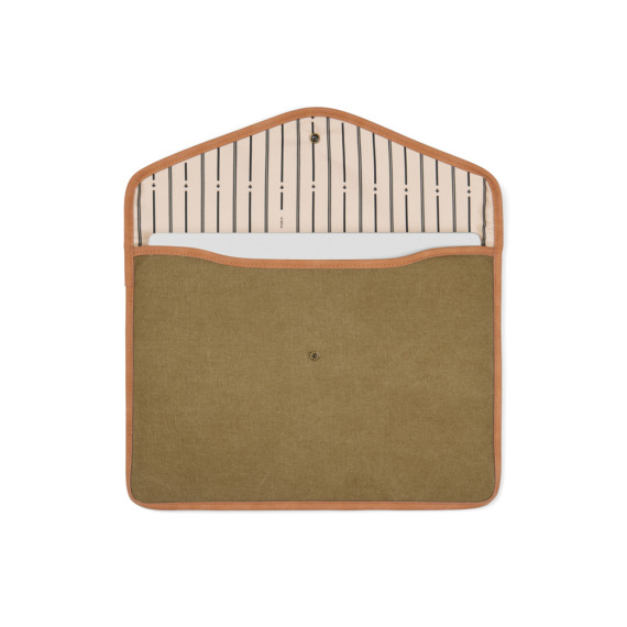 VINGA Pochette ordinateur 14" en toile recyclée GRS Bosler