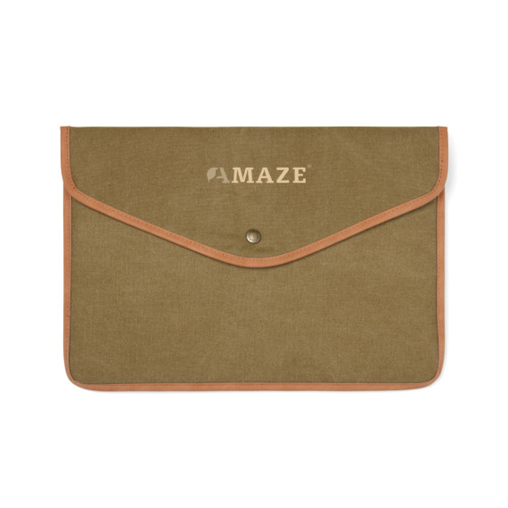 VINGA Pochette ordinateur 14" en toile recyclée GRS Bosler