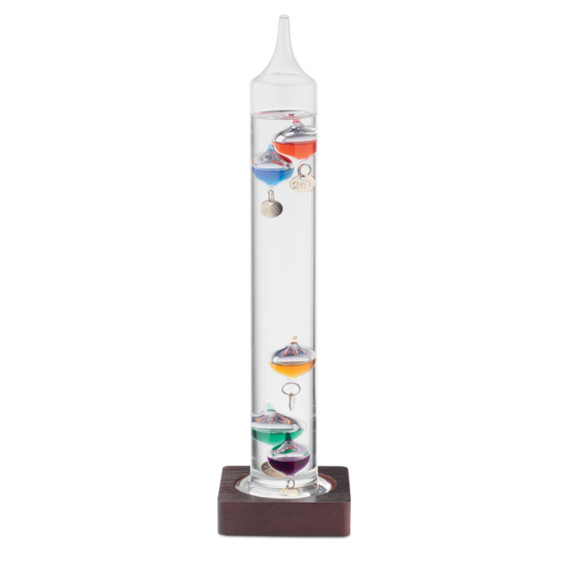 GALI, Teploměr Galileo skleněný 28cm
