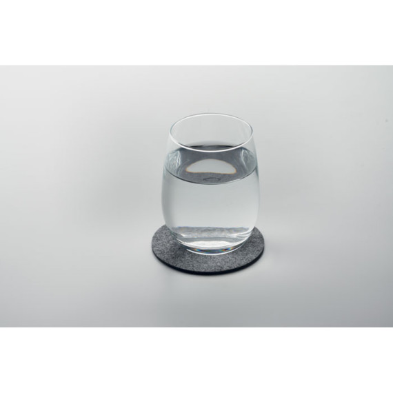 FELTSTER, Kulatý plstěný podtácek z RPET