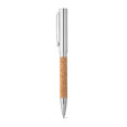 CORKO. Korkové a kovové kuličkové pero s otočným mechanismem