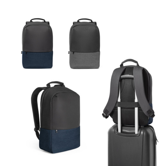 GENOA BPACK. Batoh proti krádeži z 600D recyklovaného polyesteru s vysokou hustotou