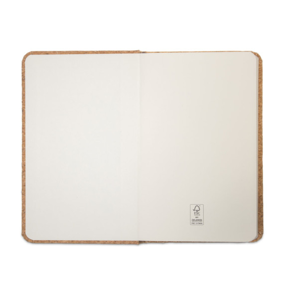 HAWKINS. Kapesní korkový zápisník s 160 hladkými stránkami