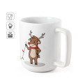 REINDEER. Hrnek s vánočním potiskem 330 ml