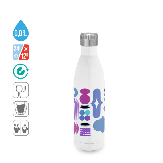 AMORTI L. Nerezová sublimační láhev 800 ml