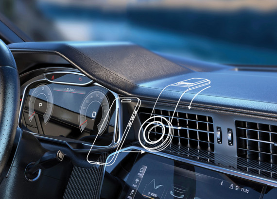 Univerzální držák na telefon do auta DriveGrip z RCS plastu