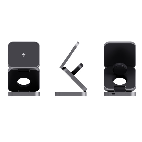 Skládací nabíječka 3v1 15W Terra z RCS recykl. hliníku