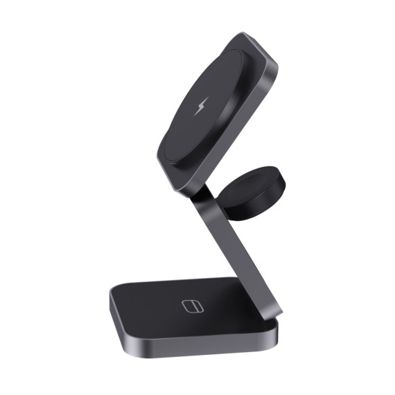 Skládací nabíječka 3v1 15W Terra z RCS recykl. hliníku