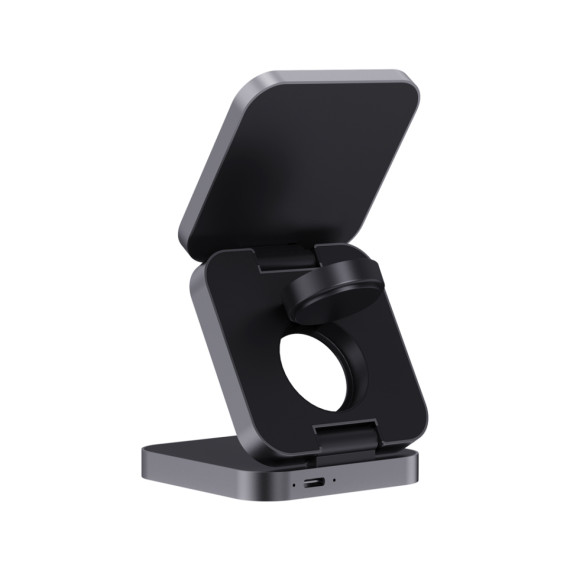 Skládací nabíječka 3v1 15W Terra z RCS recykl. hliníku