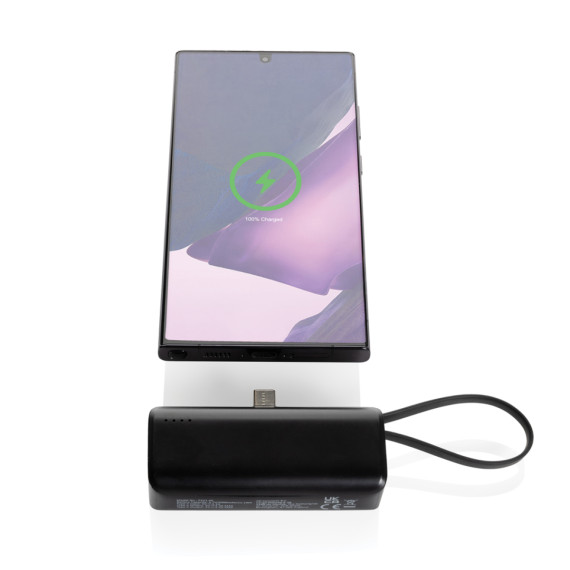 Powerbanka 3000mAh Powerlink z RCS recykl. plastu s USB C