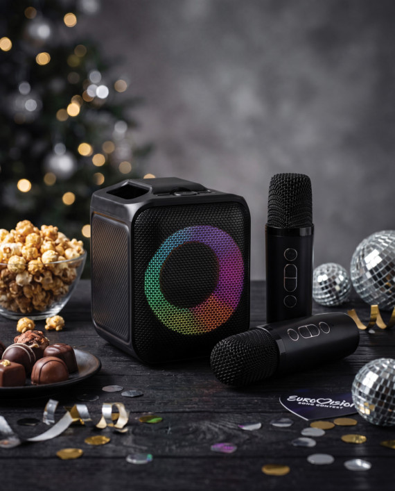Sada na karaoke s dvojitým mikrofonem Singvibe z RCS plastu