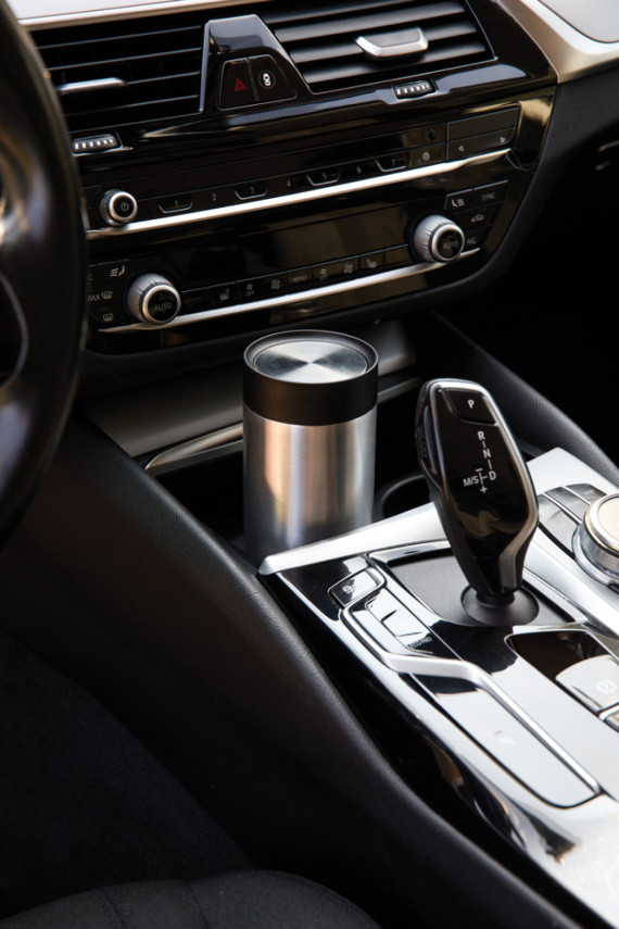 Termohrnek s push zavíráním VINGA Erie z RCS recyk. SS 350ml