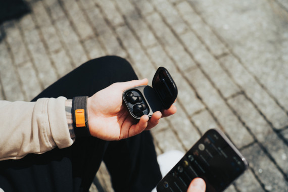 Opravitelná bezdrát. sluchátka do uší Lakewood z RCS plastu