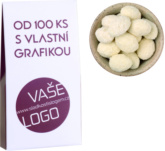 Mandle v bílé čokoládě a kokosu 40 g