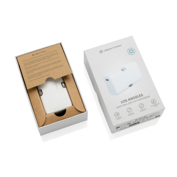 Powerbanka Urban Vitamin Los Angeles 20W PD z RCS plastu