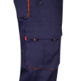 VL HYPNOS. Dvoubarevné keprové kalhoty s mnoha kapsami (200 g/m²), z bavlny (35 %) a polyesteru (65 %)