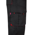 VL HYPNOS. Dvoubarevné keprové kalhoty s mnoha kapsami (200 g/m²), z bavlny (35 %) a polyesteru (65 %)