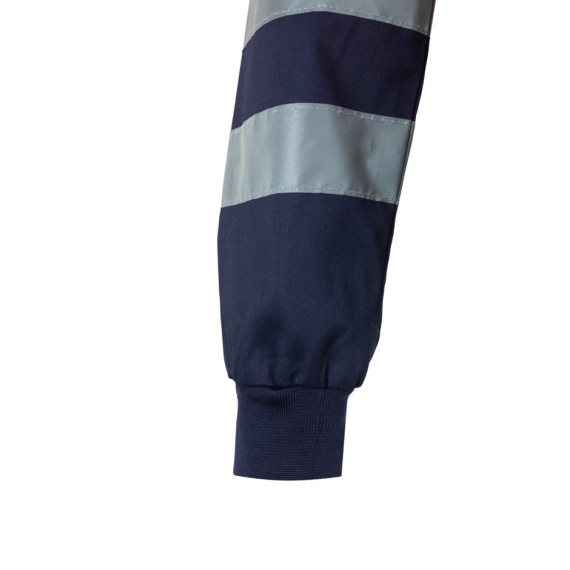 VL NEPTUNE LARGE. Dvoubarevná keprová bunda (210 g/m²) z polyesteru (80 %) a bavlny (20 %)