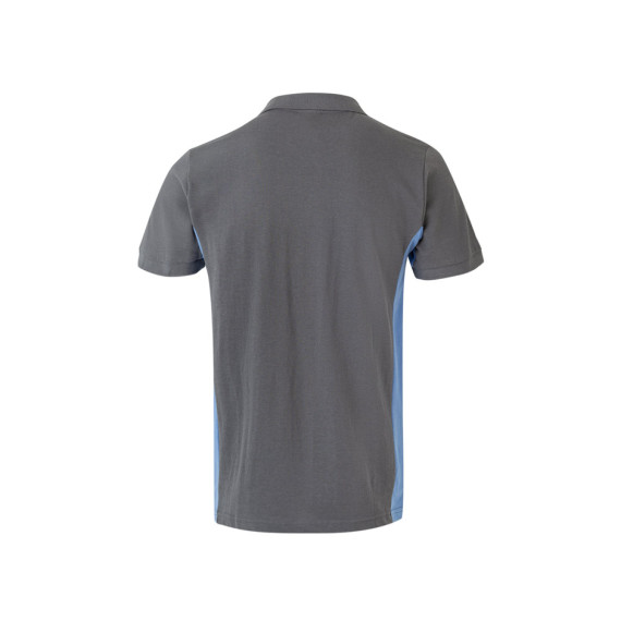 VL SUPAY. Dvoubarevná piké polokošile (180 g/m²), krátký rukáv, z bavlny (60 %) a polyesteru (40 %)