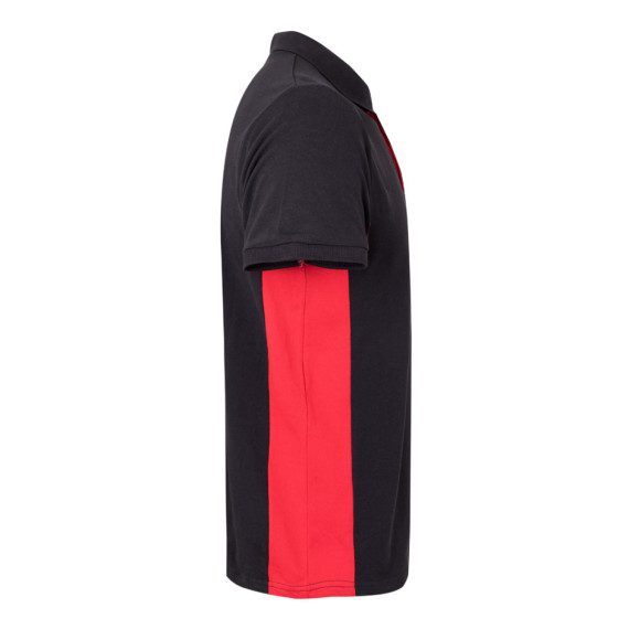 VL SUPAY. Dvoubarevná piké polokošile (180 g/m²), krátký rukáv, z bavlny (60 %) a polyesteru (40 %)