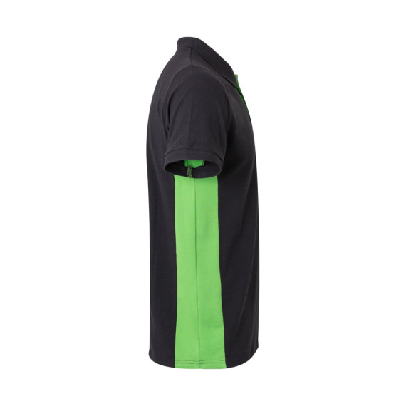 VL SUPAY. Dvoubarevná piké polokošile (180 g/m²), krátký rukáv, z bavlny (60 %) a polyesteru (40 %)