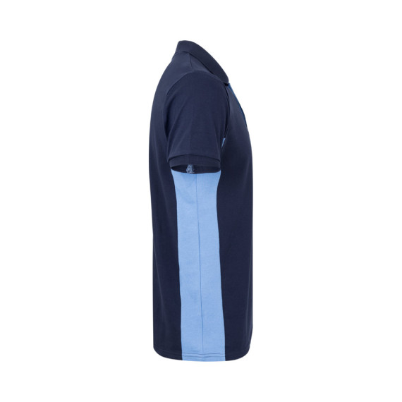 VL SUPAY. Dvoubarevná piké polokošile (180 g/m²), krátký rukáv, z bavlny (60 %) a polyesteru (40 %)